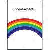 Typo-gra-phy SOMEWHERE - Contemporary Poster Print