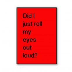 Typo-gra-phy DID I JUST ROLL MY EYES OUT LOUD