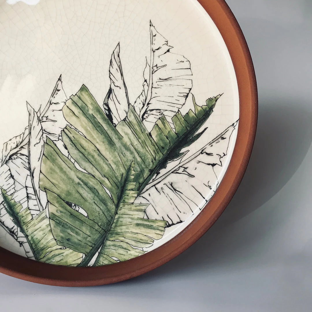 Stephen Farnan Pottery All Pottery Banana Plant - Botanical