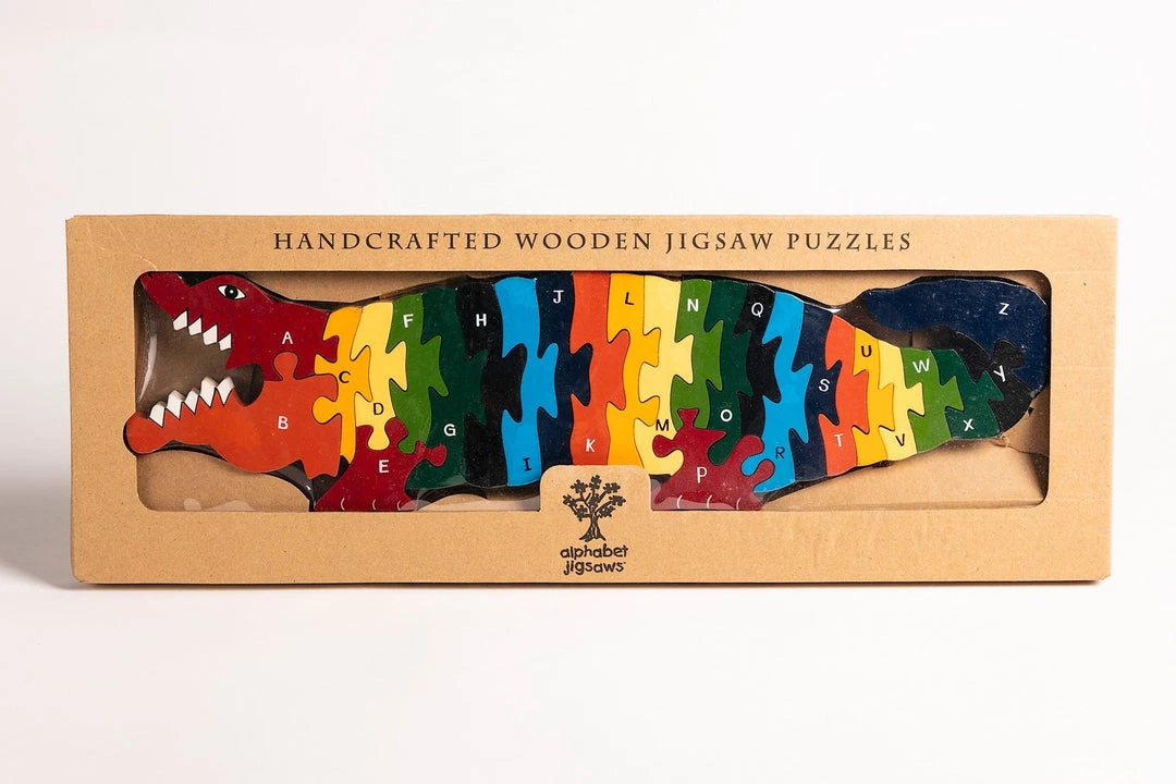 CROCODILE - Wooden Alphabet Jigsaw Puzzle
