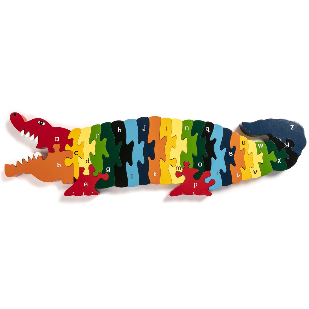 CROCODILE - Wooden Alphabet Jigsaw Puzzle
