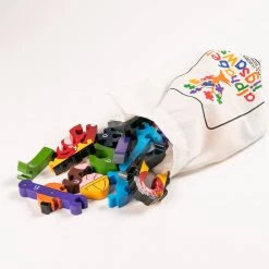 DIGGER - Wooden Alphabet Jigsaw Puzzle Wooden Jigsaw Puzzles