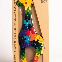 GIRAFFE - Wooden Alphabet Jigsaw Puzzle Wooden Jigsaw Puzzles