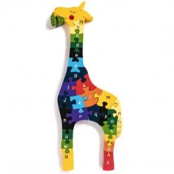 GIRAFFE - Wooden Alphabet Jigsaw Puzzle Wooden Jigsaw Puzzles