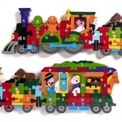 TRAIN - Wooden Alphabet Jigsaw Puzzle