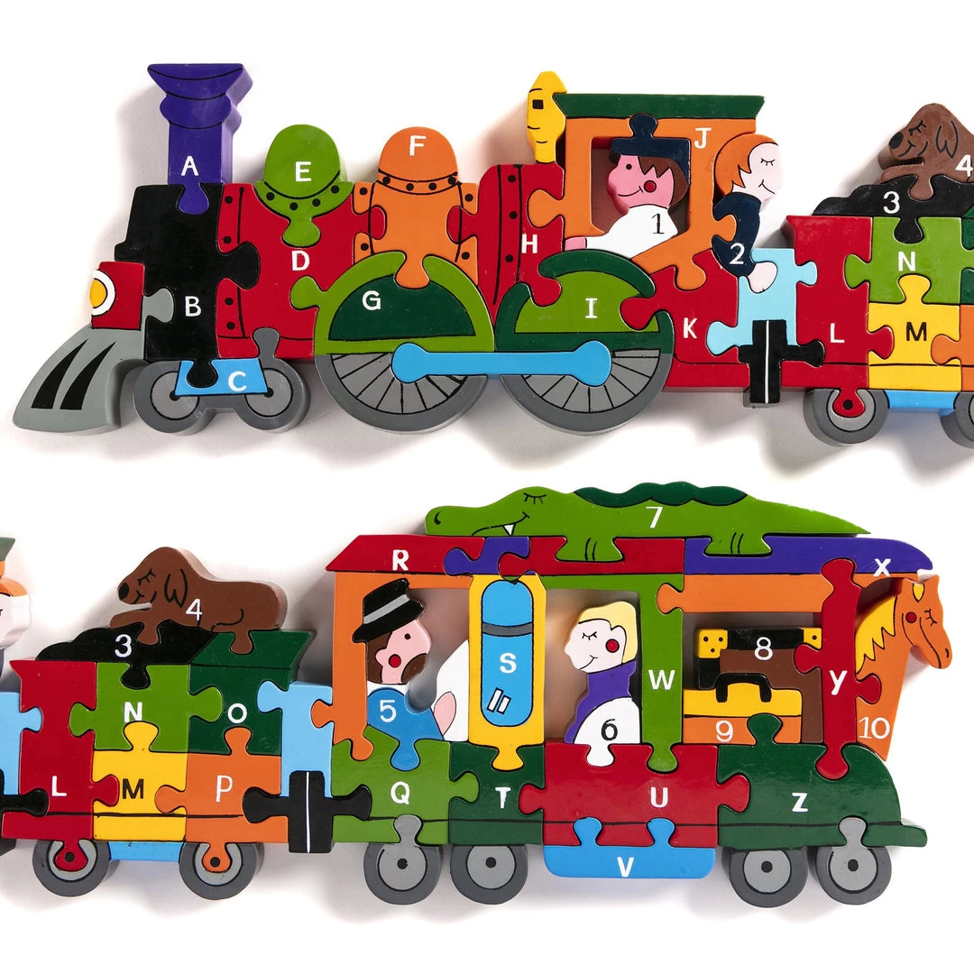 TRAIN - Wooden Alphabet Jigsaw Puzzle