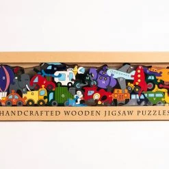 TRANSPORT - Wooden Alphabet Jigsaw Puzzle