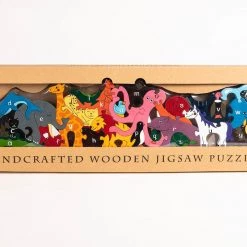 Wooden Jigsaw Puzzles ZOO - Wooden Alphabet Jigsaw Puzzle