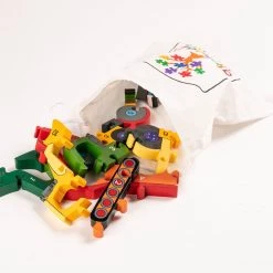 Alphabet Jigsaw CONSTRUCTION ROW - Wooden Number Jigsaw Puzzle Wooden Jigsaw Puzzles