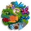 Alphabet Jigsaw CREEPY CRAWLIES - Wooden Number Jigsaw Puzzle Wooden Jigsaw Puzzles
