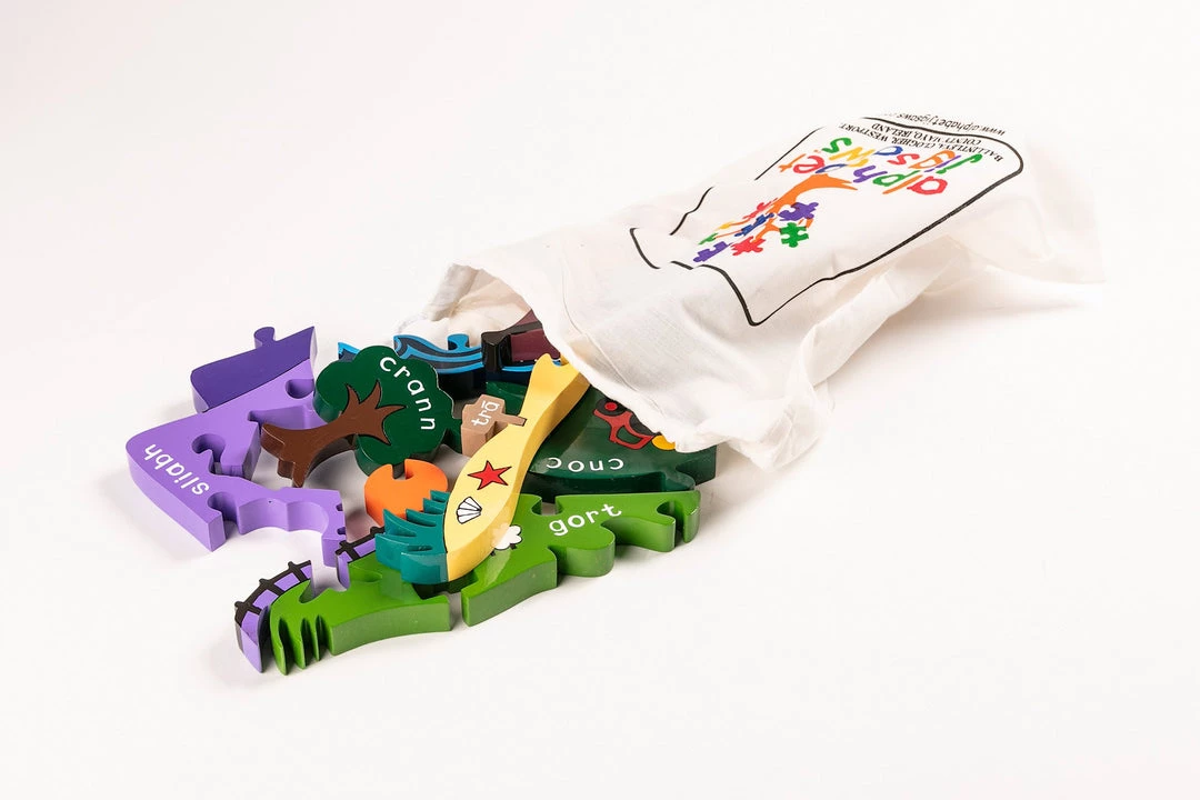 Alphabet Jigsaw IRELAND PROVINCES - Wooden Jigsaw Puzzle Wooden Jigsaw Puzzles