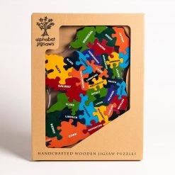 Alphabet Jigsaw MAP OF IRELAND - Wooden Jigsaw Puzzle