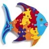 Alphabet Jigsaw FISH - Wooden Number Jigsaw Puzzle