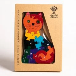 Alphabet Jigsaw Wooden Jigsaw Puzzles CAT - Wooden Number Jigsaw Puzzle