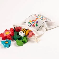 Alphabet Jigsaw FARM - Wooden Number Jigsaw Puzzle Wooden Jigsaw Puzzles