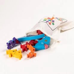 Alphabet Jigsaw FLOWERPOT - Wooden Number Jigsaw Puzzle Wooden Jigsaw Puzzles