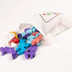 Alphabet Jigsaw HORSE - Wooden Number Jigsaw Puzzle