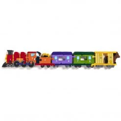 Alphabet Jigsaw Wooden Jigsaw Puzzles TRAIN - Wooden Number Jigsaw Puzzle