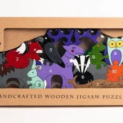 Alphabet Jigsaw Wooden Jigsaw Puzzles WOODLAND - Wooden Number Jigsaw Puzzle