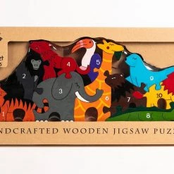 Alphabet Jigsaw Wooden Jigsaw Puzzles ZOO - Wooden Number Jigsaw Puzzle