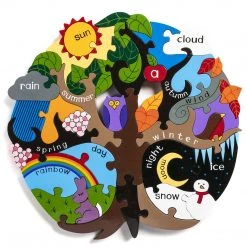 Alphabet Jigsaw SEASONS - Wooden Jigsaw Puzzle