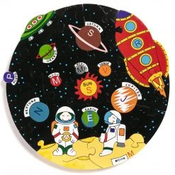Alphabet Jigsaw Wooden Jigsaw Puzzles SOLAR SYSTEM - Wooden Jigsaw Puzzle