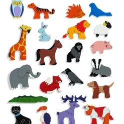 Alphabet Jigsaw OWL - Wooden Animal Magnet