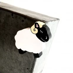 Alphabet Jigsaw SHEEP - Wooden Animal Magnet