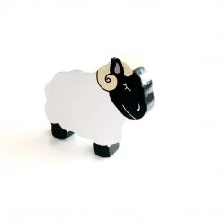 Alphabet Jigsaw SHEEP - Wooden Animal Magnet