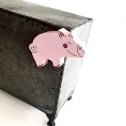 Alphabet Jigsaw Animal Magnets PIG - Wooden Animal Magnet