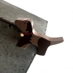 Alphabet Jigsaw DOG - Wooden Animal Magnet Animal Magnets