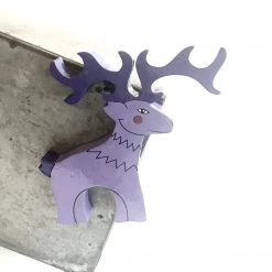 Alphabet Jigsaw Animal Magnets DEER - Wooden Animal Magnet