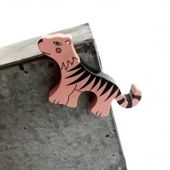 Alphabet Jigsaw TIGER - Wooden Animal Magnet