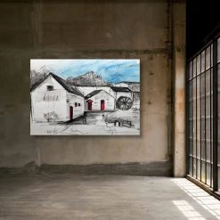 Stephen Farnan Studio Places Avoca Mill - County Wicklow By Stephen Farnan
