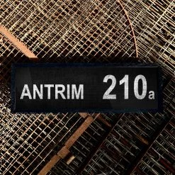 Belfast Canvas Co. Canvas Bus Signs ANTRIM 210a