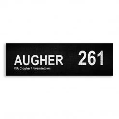 Belfast Canvas Co. Canvas Bus Signs AUGHER / Clougher / Fivemiletown 261