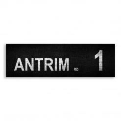 Belfast Canvas Co. Canvas Bus Signs ANTRIM RD 1