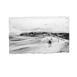 Stephen Farnan Studio Places ARDMORE - Mile Long Sandy Beach County Waterford By Stephen Farnan