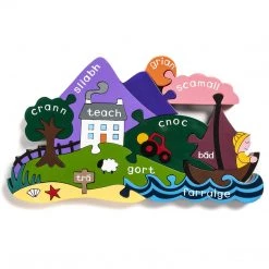 Alphabet Jigsaw IRISH SCENE - Wooden Jigsaw Puzzle