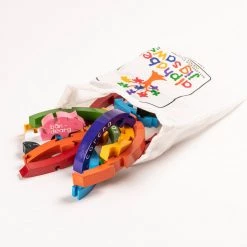 Alphabet Jigsaw IRISH RAINBOW - Wooden Jigsaw Puzzle Wooden Jigsaw Puzzles