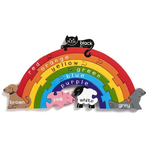 Alphabet Jigsaw Rainbow