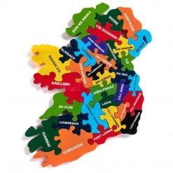 Alphabet Jigsaw Map Of Ireland - Irish
