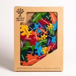 Alphabet Jigsaw Map Of Ireland - Irish