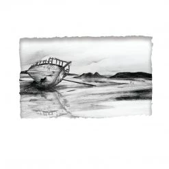 Stephen Farnan Studio BÁD EDDIE, BUNBEG - County Donegal Shipwreck Boat Castaway By Stephen Farnan Places