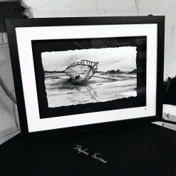 Stephen Farnan Studio BÁD EDDIE, BUNBEG - County Donegal Shipwreck Boat Castaway By Stephen Farnan Places