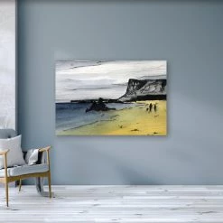 Stephen Farnan Studio BALLYCASTLE - Beach Seaside Town County Antrim By Stephen Farnan