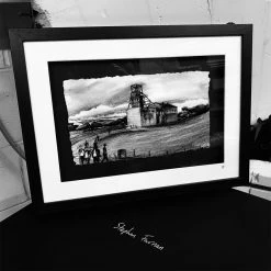Stephen Farnan Studio Places BARNSLEY PITHEAD - Iconic Scene Of Miners Leaving The Barnsley Colliery By Stephen Farnan