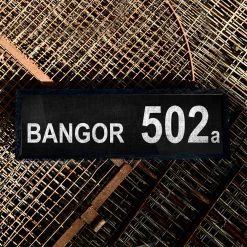 Belfast Canvas Co. Canvas Bus Signs BANGOR 502a