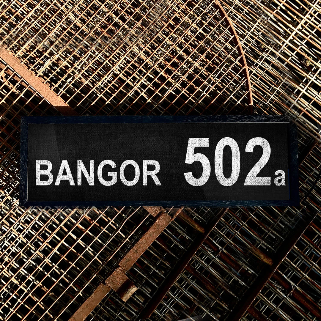 Belfast Canvas Co. Canvas Bus Signs BANGOR 502a