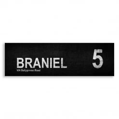 Belfast Canvas Co. Canvas Bus Signs BRANIEL / VIA Ballygowan Road 5